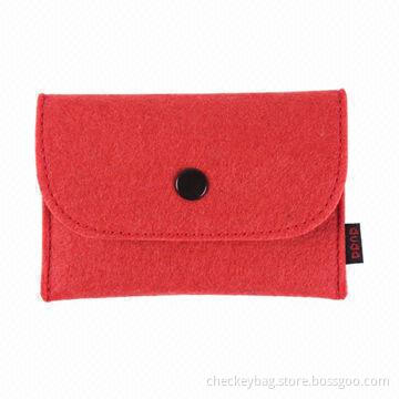 Felt card holder